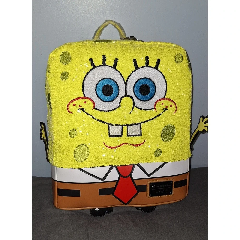 Loungefly SpongeBob SquarePants 25th Anniversary Sequin Mini Backpack NICBK0087